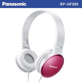【Panasonic國際牌】耳罩式立體聲可摺疊耳機 RP-HF300粉色
